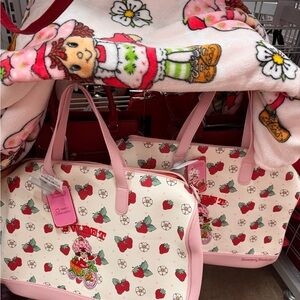 Strawberry Shortcake Tote with Pink Accents